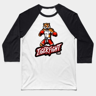 Tiger Fight Baseball T-Shirt